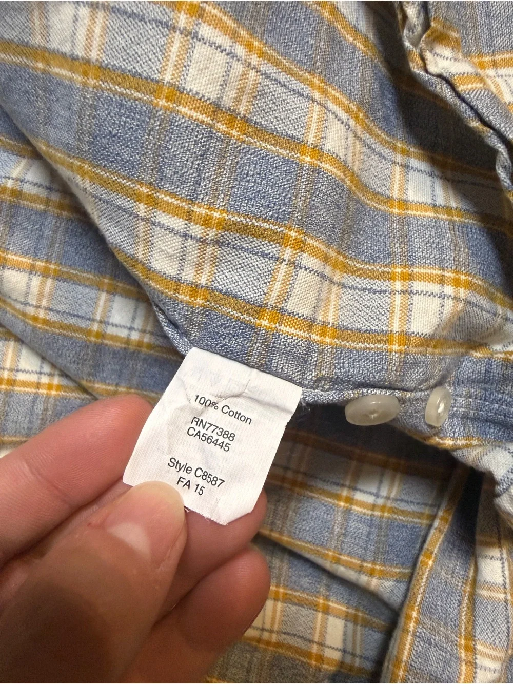 J.Crew Plaid Button-Down Shirt Size Medium